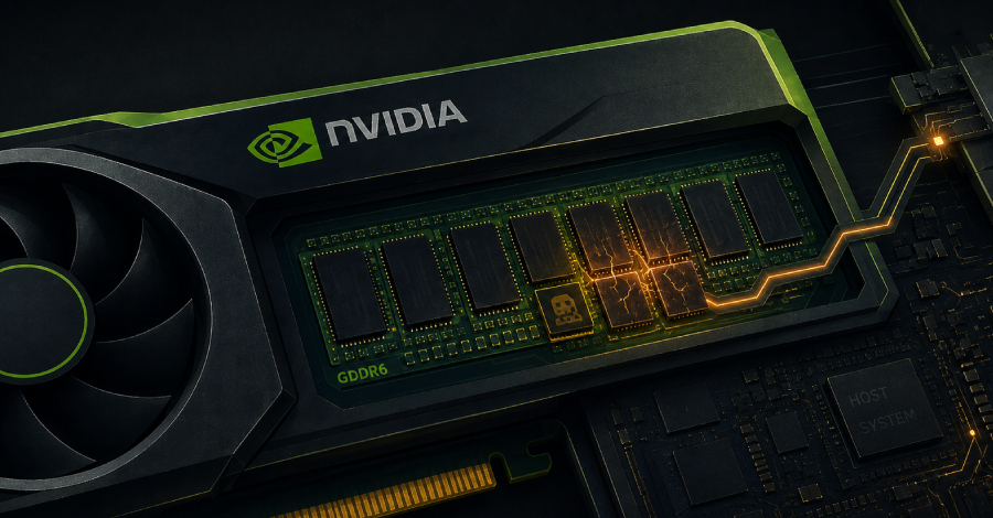 New GPUThor Rowhammer Defeats ECC on NVIDIA RTX A6000 to Gain Host Root Access