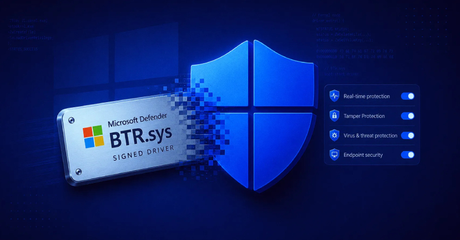 Microsoft Defender’s Own Driver Can Be Weaponized to Delete Security Software at Boot