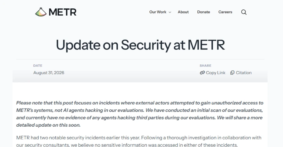 Attackers Steal METR API Key and Consume AI Credits Worth About $600,000